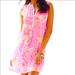 Lilly Pulitzer Dresses | Lilly Pulitzer Sarasota Linen Sleeveless Dress Size Medium | Color: Pink/Yellow | Size: M