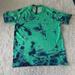 Lululemon Athletica Shirts | Lululemon Metal Vent Tech Ss 2.0 Size Large Green Tie-Dye | Color: Green | Size: L
