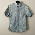 J. Crew Shirts | J Crew Classic Chambray Short Sleeve Button Down | Color: Blue | Size: Xs
