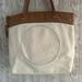 Coach Bags | Coach Leather Tote Bag | Color: Tan/White | Size: Os