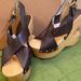 Michael Kors Shoes | Michael Kors Ashley Wedge Sandals | Color: Brown/Tan | Size: 9