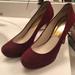 Michael Kors Shoes | Michael Kors Suede Stilettos | Color: Red | Size: 10