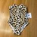 Zara Swim | Baby Girl Zara Bathing Suit | Color: Brown/White | Size: 12mb