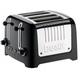 Dualit 4 Slice Lite Toaster in Black 46205