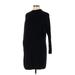 Hatch Casual Dress - Sweater Dress: Black Dresses - Women's Size Large Maternity