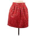 Lauren Moffatt Casual Skirt: Red Stars Bottoms - Women's Size 6