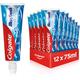 Colgate Zahnpasta Max Fresh Cooling Crystals 12x75 ml – effektive Zahnreinigung für langanhaltende Frische und ein sauberes Mundgefühl – hält die Zähne weiß und bekämpft Karies