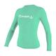 O'Neill Wetsuits Damen Basic Skins Long Sleeve Rash Guard Shirt, Light Aqua, S