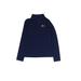 Under Armour Long Sleeve Polo Shirt: Blue Tops - Kids Boy's Size Small