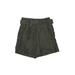 Simply Vera Vera Wang Shorts: Green Solid Bottoms - Women's Size Large