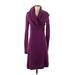 Athleta Casual Dress - Sweater Dress: Purple Dresses - Women's Size Small