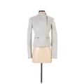 Theory Jacket: Short Gray Print Jackets & Outerwear - Women's Size P