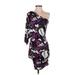 Guess Casual Dress: Purple Print Dresses - Women's Size Small