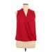 INC International Concepts Sleeveless Blouse: Red Tops - Women's Size X-Large