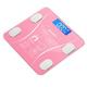 Smart Body Fat Scales Bluetooth,Accurate Household Bathroom Scales Digital Weight Weighing BMI Scale Body Composition Analyzer Max 180 Kg (Pink)