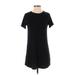 Abercrombie & Fitch Casual Dress - Shift: Black Solid Dresses - Women's Size Small