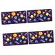 UPKOCH 4 Sets Solar System Puzzle Solar System Matching Toy Solar System Floor Puzzles Solar System Toys Educational Toys Solar System Models Planets Child Wooden Space Cosmic Planet