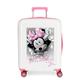 Disney Minnie Style Multicoloured Cabin Suitcase 37 x 55 x 20 cm Rigid ABS Combination Lock 38.4 Litre 2.9 kg 4 Double Wheels Hand Luggage