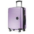 HAUPTSTADTKOFFER Mitte - Hand Luggage 55x40x23, TSA, 4 Wheels, Travel Suitcase, Hard-Shell Suitcase, Rolling Suitcase, Hand Luggage Suitcase, Cabin Luggage Suitcase, Lilac