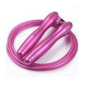 Skipping Rope Jumping Rope Aluminum Alloy Handle Jump Rope Speed Bearing Wire Rope Skipping Rope Fitness Skipping Rope Lose Weight Jump ropes for fitness (Color : Rosso)