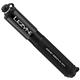 Lezyne Grip Drive HV Cycling Hand Pump- Black/Logo, Medium/Mountain Road Bike Frame Mount Cycle Track Trail Mini High Pressure Tyre Tube Race Lightweight Air Dual Head Presta Schrader Valve Flex Hose