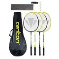 Carlton Tournament Badminton Sets (Various Options) (4" Player Set inc Posts, Net and 6 Shuttles)