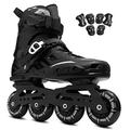 LQQ Adult Outdoor Professional Inline Skates Roller Skates For Men And Women Roller Skates Professional Inline Skates,2 Colors (Color : Black, Size : 43 EU/10 US/9 UK/26.5cm JP)