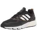 Adidas Men's Zx 1k Boost 2.0 Sneaker, Black/Black/White, 13.5 UK