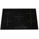 SIA CERH75BL 75cm Black 5 Zone Frameless Touch Control Electric Ceramic Hob