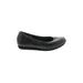 Keen Flats: Ballet Wedge Minimalist Black Print Shoes - Women's Size 6 1/2 - Round Toe