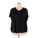 Xersion Active T-Shirt: Black Activewear - Women's Size 3X