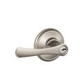 Avila Schlage Satin Nickel Metal Entry Lever Grade 2 1-3/4 in. in Gray | 3.2 H x 6.55 W x 9.7 D in | Wayfair F51VVLA619