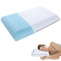 Alwyn Home Gel Memory Foam Pillow, Queen Size Pillow, Washable Cover, Cooling, Breathable Neck Pillow for Sleeping | King Pillow: 35" x 16" | Wayfair
