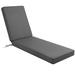 Latitude Run® Outdoor chaise lounge cushion grey Polyester in Gray | 3 H x 21 W x 44 D in | Wayfair C8EB77E7458749CB9A9EDDA72FBB286B