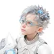 Kids Moisturizing Goggles PC Lens TR90 Eyeglasses Anti Dust Windproof for Boy and Girl Anti-Pollen