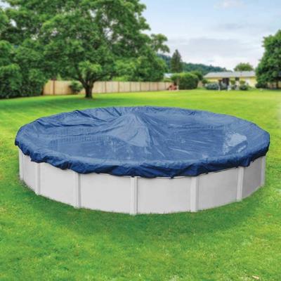 Pool Mate Professional-Grade Rip-Shield Blue Winter Cover for Round Above-Ground Swimming Pools