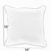Humble - Haute Beige White Check Indoor/Outdoor Single Pillow