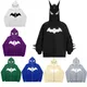 Y2K zip up hoodie Hip hop Streetwear Embroidery Bat anime hoodie Harajuku Men women Fashion Vintage