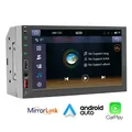 Universal 2Din Mp5 Radio Player Double Din Car Stereo FM Auto 7 Inch Touch Screen MP5 Carplay