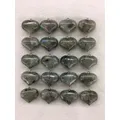 Lot de 10 pendentifs en pierre naturelle Labradorite 20x25mm bijoux pour colliers bijoux