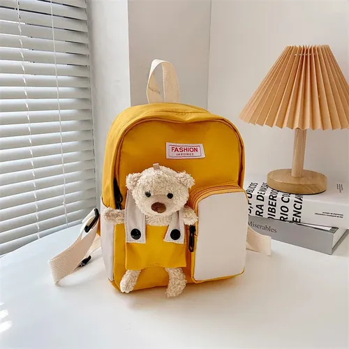 Kawaii rucksack teddybär kinder rucksäcke frauen trend iger baby ausflug rucksack zaini scuola