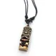 Collier pendentif totem Tiki pour hommes et femmes amulette Yak Sophia cadeau bijoux cool