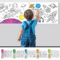 Papier à colorier pour enfants papier collant papier de remplissage graffiti rouleau de papier à