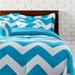 7-piece Beige Chevron Comforter Set