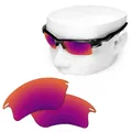 OOWLIT – lunettes de soleil polarisées de remplacement verres miroir violet rouge pour Oakley Fast