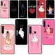 Coque de téléphone jolie police coréenne Saranghae I love you pour Samsung Galaxy J7 J5 2017 A3 A5