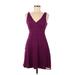 J.Crew Casual Dress - A-Line: Purple Dresses - Women's Size 6
