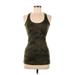 Lululemon Athletica Active Tank Top: Green Camo Activewear - Women's Size 6