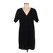 Just Cavalli Casual Dress - Shift: Black Solid Dresses - Women's Size 42