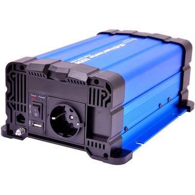 Solartronics - Spannungswandler FS600DR 24V 600 Watt reiner Sinus blau Inverter